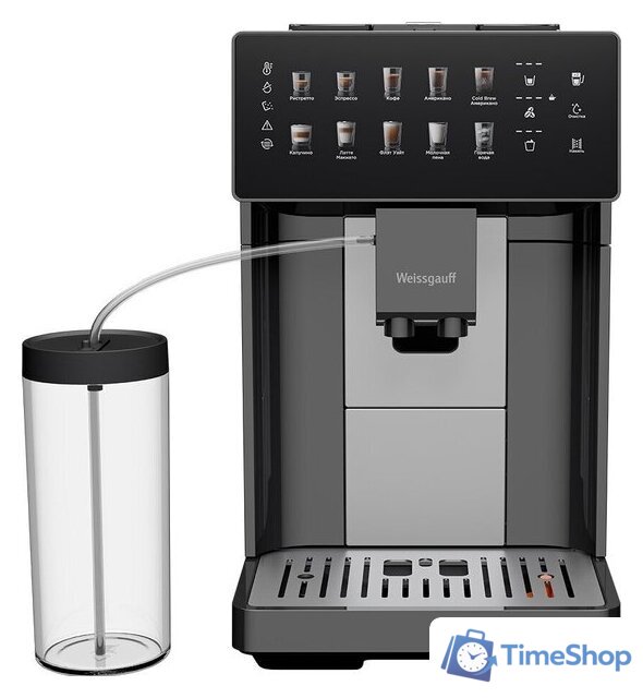 Кофемашина Weissgauff WCM-365 Automatic ColorTouch Cappuccino Nero - Изображение №1 — Интернет-магазин Time-Shop