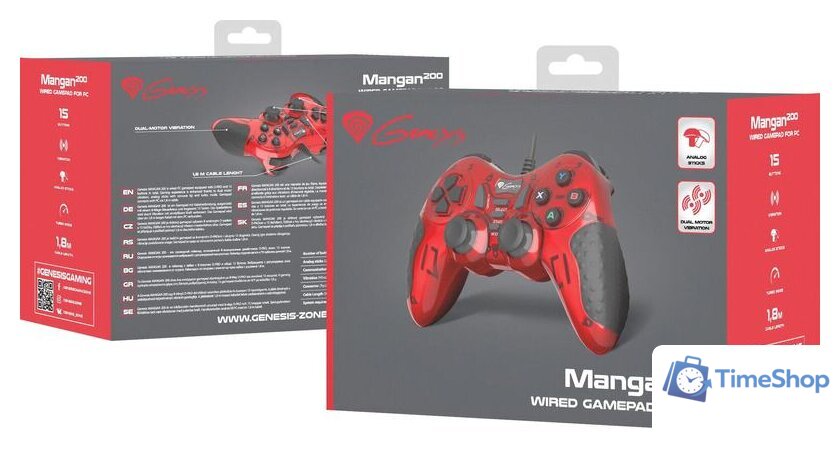 Геймпад Genesis Mangan 200 - Изображение №6 — Интернет-магазин Time-Shop