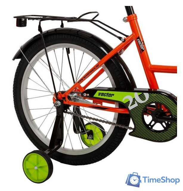 Детский велосипед Novatrack Vector 20 2022 203VECTOR.OR22 (оранжевый) - Изображение №4 — Интернет-магазин Time-Shop