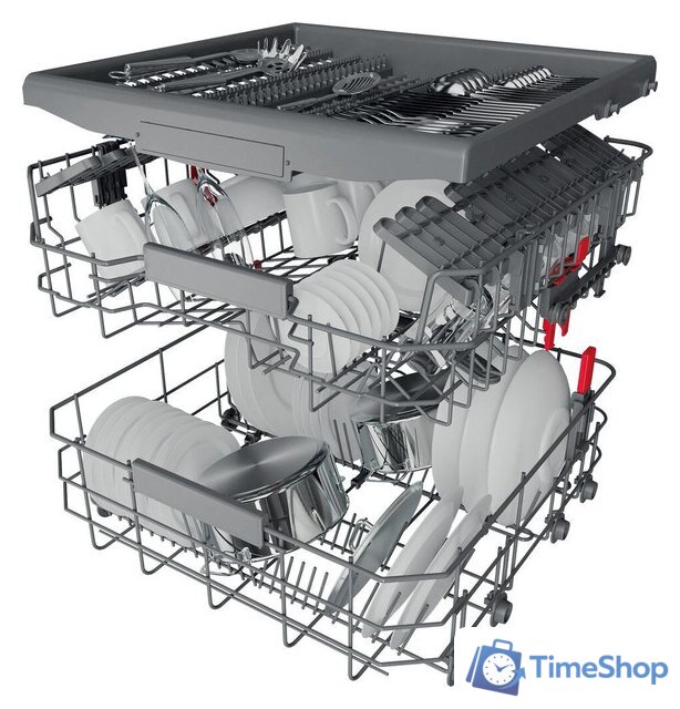 Отдельностоящая посудомоечная машина Whirlpool WFC 3C33 PF X UK - Изображение №10 — Интернет-магазин Time-Shop