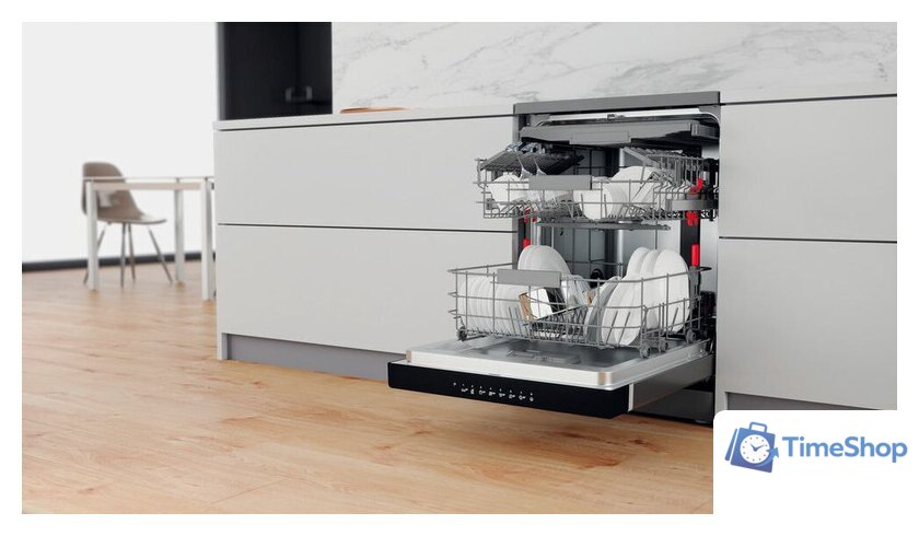 Отдельностоящая посудомоечная машина Whirlpool WFC 3C33 PF X UK - Изображение №7 — Интернет-магазин Time-Shop