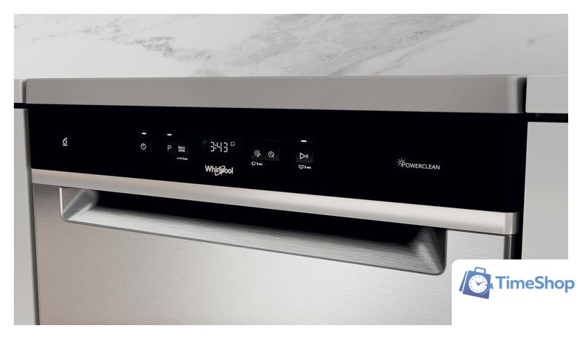 Отдельностоящая посудомоечная машина Whirlpool WFC 3C33 PF X UK - Изображение №8 — Интернет-магазин Time-Shop