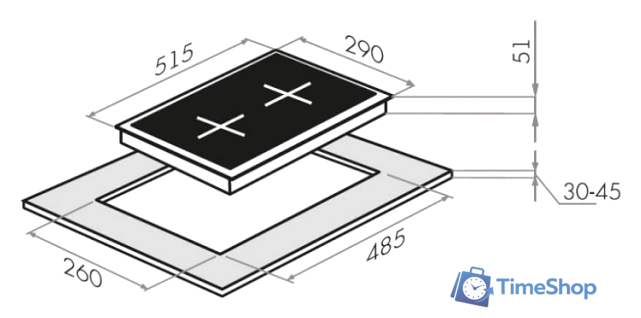 Варочная панель MAUNFELD EGHE.32.63CBG/G - Изображение №21 — Интернет-магазин Time-Shop