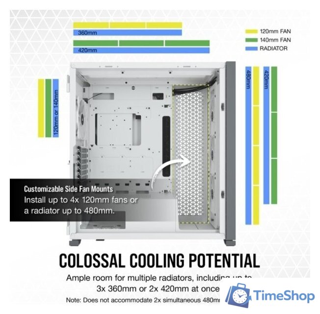 Корпус Corsair iCUE 7000X RGB CC-9011227-WW - Изображение №3 — Интернет-магазин Time-Shop