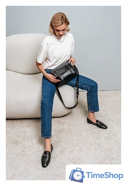 Сумка Igermann 942 20С942КЧ6 (черный) - Изображение №8 — Интернет-магазин Time-Shop