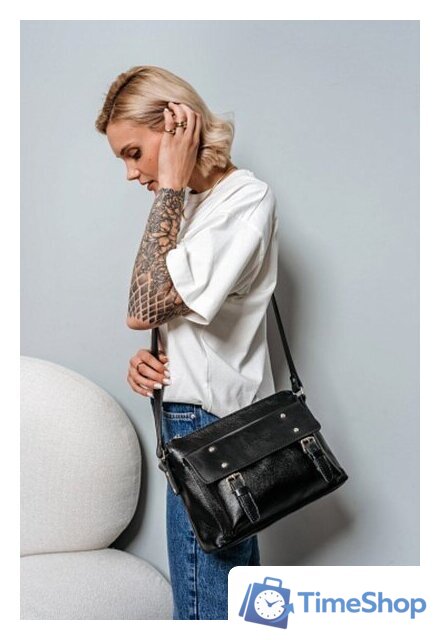 Сумка Igermann 942 20С942КЧ6 (черный) - Изображение №9 — Интернет-магазин Time-Shop