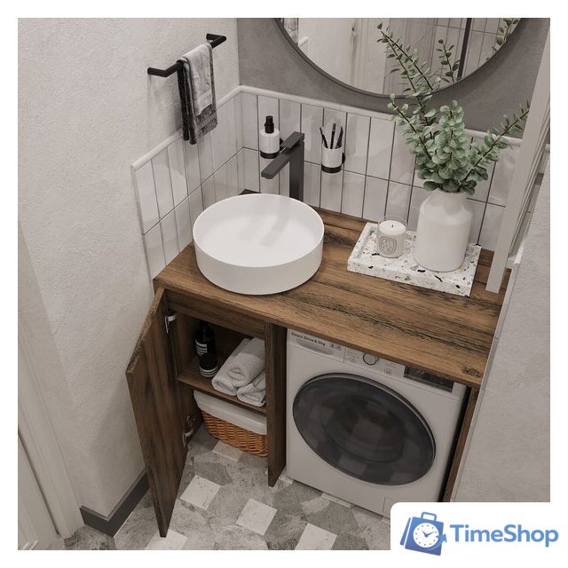  ЗОВ Тумба под умывальник Стамбул 120 S120LAW0LAWWMD (аттик) - Изображение №4 — Интернет-магазин Time-Shop