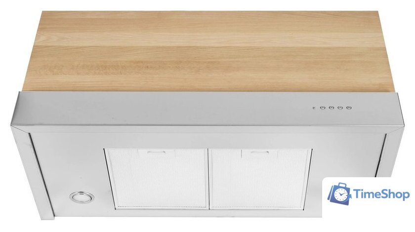 Кухонная вытяжка Elikor Фарм 90H-650-E3D (нержавеющая сталь/дуб неокрашенный) - Изображение №2 — Интернет-магазин Time-Shop