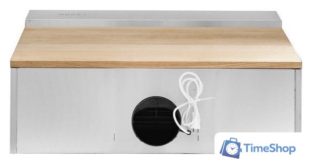 Кухонная вытяжка Elikor Фарм 90H-650-E3D (нержавеющая сталь/дуб неокрашенный) - Изображение №5 — Интернет-магазин Time-Shop