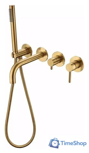 Смеситель Grocenberg GB5070 (золотой брашированный) - Изображение №1 — Интернет-магазин Time-Shop