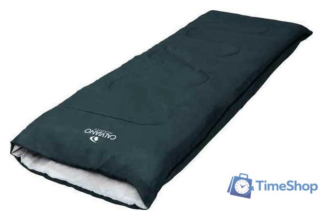 Спальный мешок Calviano Acamper Bruni 300г/м2 (правая молния, хаки) - Изображение №1 — Интернет-магазин Time-Shop