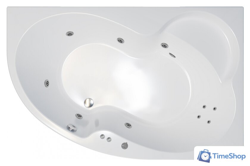 Ванна Triton Мари 170x110 L Стандарт Flat (с гидромассажем) - Изображение №1 — Интернет-магазин Time-Shop