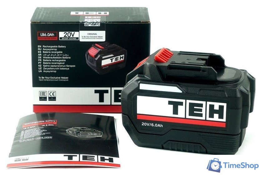 Аккумулятор TEH LB6.0Ah 20V 10C (20В/6 Ah) - Изображение №6 — Интернет-магазин Time-Shop