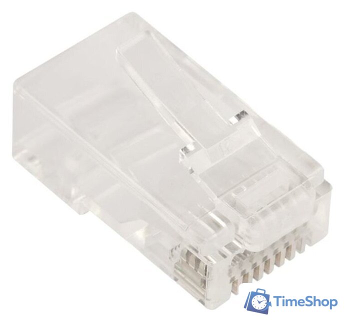 Коннектор Lanmaster LAN-EZ45-8P8C/U6-100 (100 шт) - Изображение №1 — Интернет-магазин Time-Shop