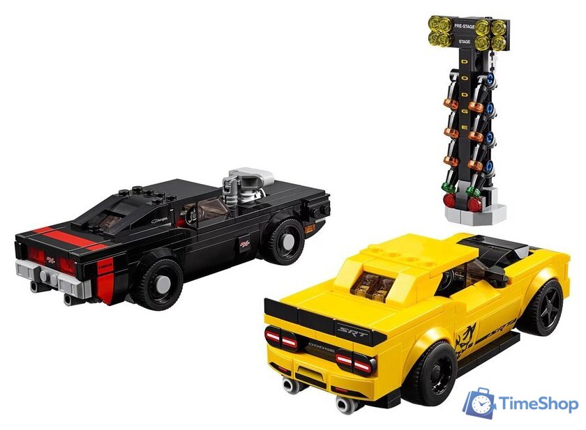 Конструктор LEGO Speed Champions 75893 Dodge Challenger SRT и Dodge Charger R/T - Изображение №10 — Интернет-магазин Time-Shop