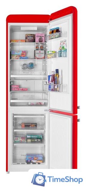 Холодильник MAUNFELD MFF186NFRR - Изображение №3 — Интернет-магазин Time-Shop