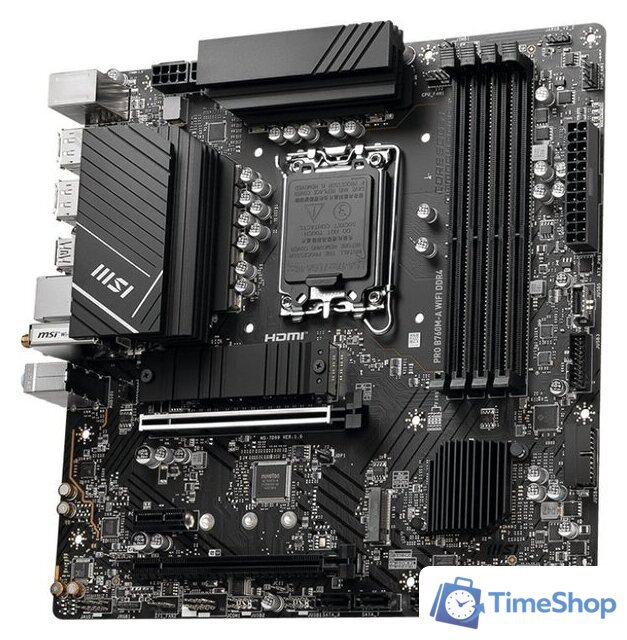 Материнская плата MSI Pro B760M-A WiFi DDR4 - Изображение №5 — Интернет-магазин Time-Shop