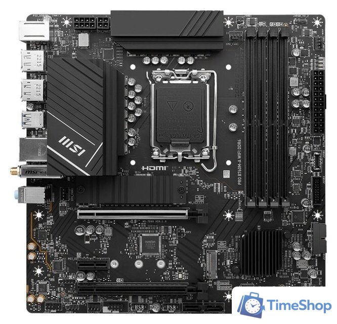 Материнская плата MSI Pro B760M-A WiFi DDR4 - Изображение №1 — Интернет-магазин Time-Shop
