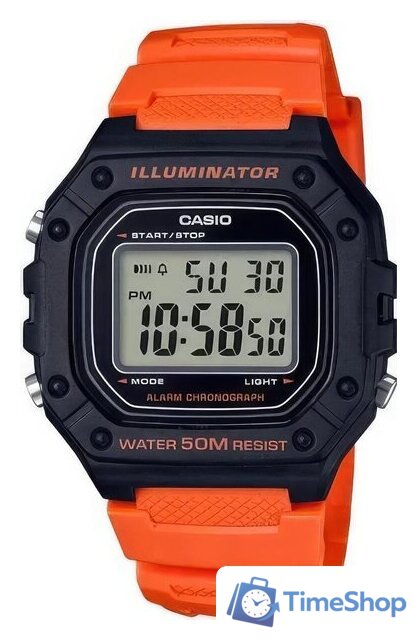 Наручные часы Casio W-218H-4B2 - Изображение №1 — Интернет-магазин Time-Shop