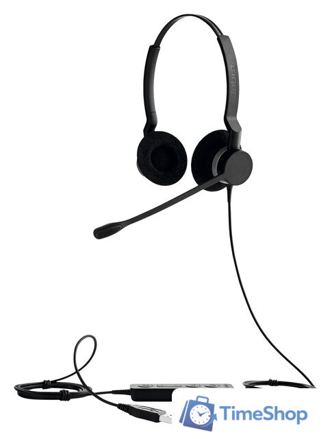 Офисная гарнитура Jabra Biz 2300 USB MS Duo - Изображение №4 — Интернет-магазин Time-Shop
