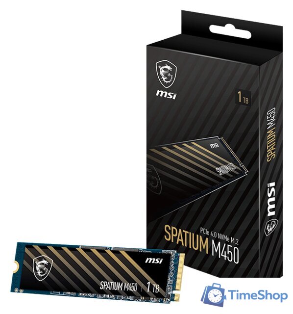 SSD MSI Spatium M450 1TB S78-440L980-P83 - Изображение №2 — Интернет-магазин Time-Shop