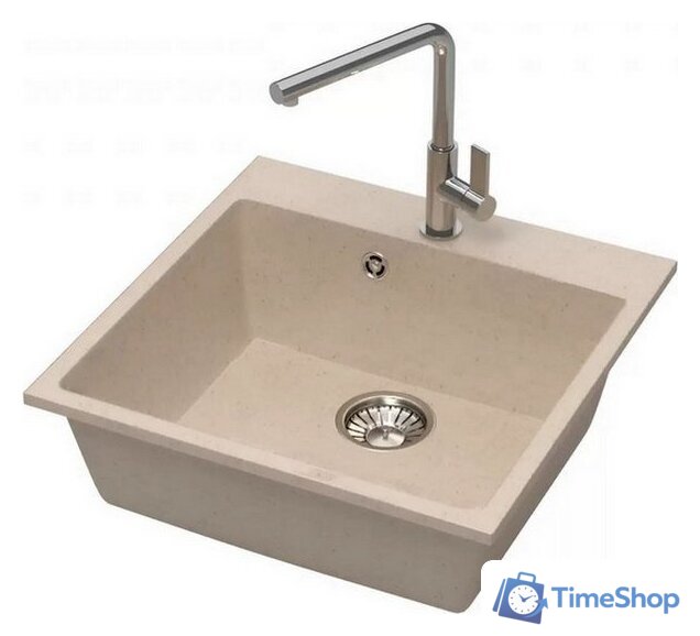Кухонная мойка MARRBAXX Карельский камень модель 44/Q2 F044Q002 (бежевый) - Изображение №2 — Интернет-магазин Time-Shop