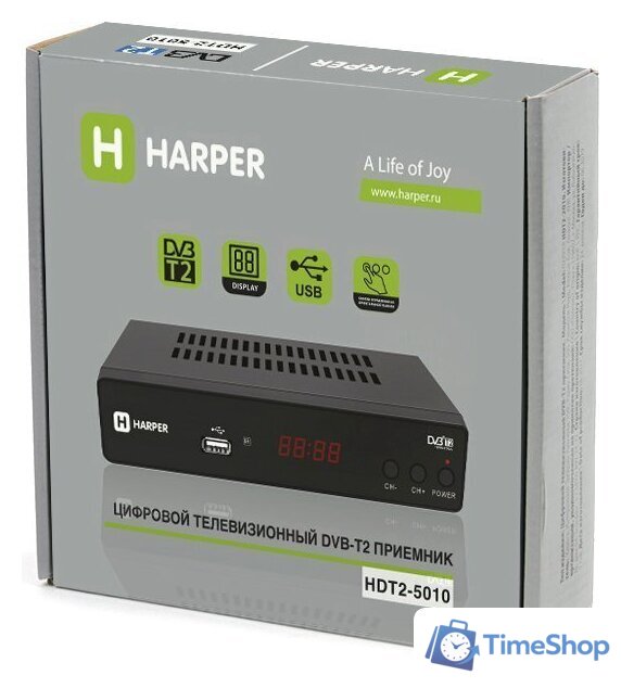 Приемник цифрового ТВ Harper HDT2-5010 - Изображение №5 — Интернет-магазин Time-Shop