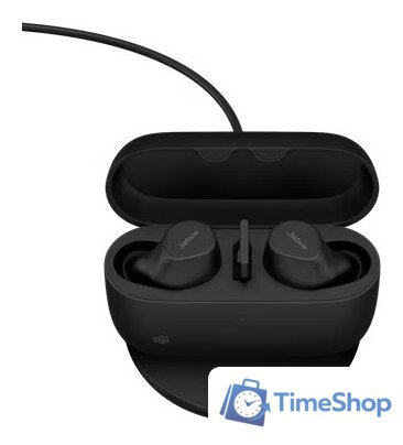 Наушники Jabra Evolve2 Buds MS USB-A Wireless Charging Pad - Изображение №1 — Интернет-магазин Time-Shop
