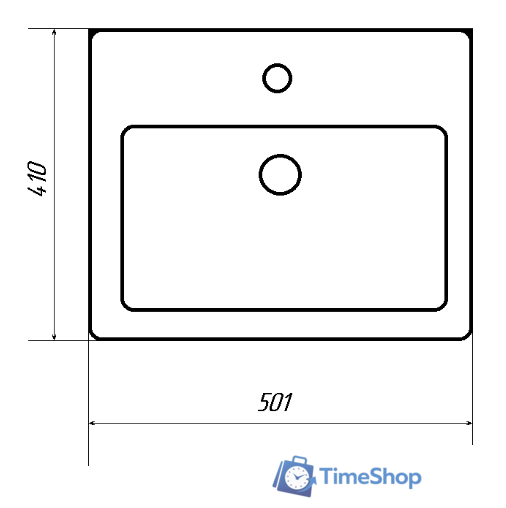  Misty Енисей - 50 Тумба с 2 ящ. - Э-Ени01050-0112Я - Изображение №3 — Интернет-магазин Time-Shop