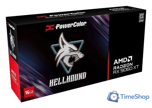 Видеокарта PowerColor Hellhound AMD Radeon RX 9060 XT 16GB GDDR6 RX9060XT 16G-L/OC - Изображение №7 — Интернет-магазин Time-Shop