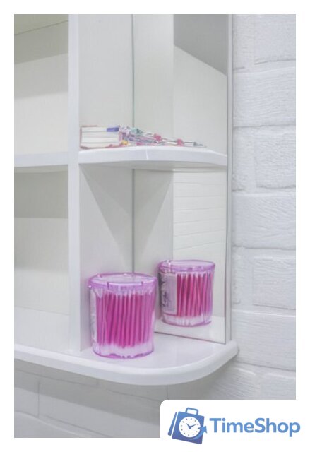  Айсберг Шкаф с зеркалом Волна 1-60 (левый) - Изображение №8 — Интернет-магазин Time-Shop