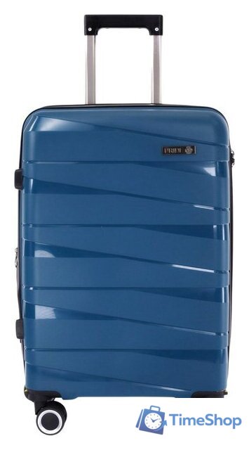 Чемодан-спиннер Pride РР-201 (S, синий) - Изображение №1 — Интернет-магазин Time-Shop