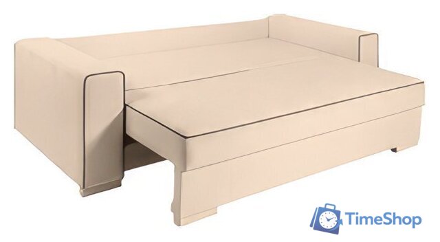 Диван Krones Цезарь 4 (велюр, бежевый/коричневый) - Изображение №3 — Интернет-магазин Time-Shop