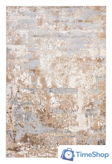 Ковер для жилой комнаты Radjab Carpet Бьянка прямоугольник D056A 7613RK-b 2x2.9 (cream shirink/vizon fdy) - Изображение №1 — Интернет-магазин Time-Shop