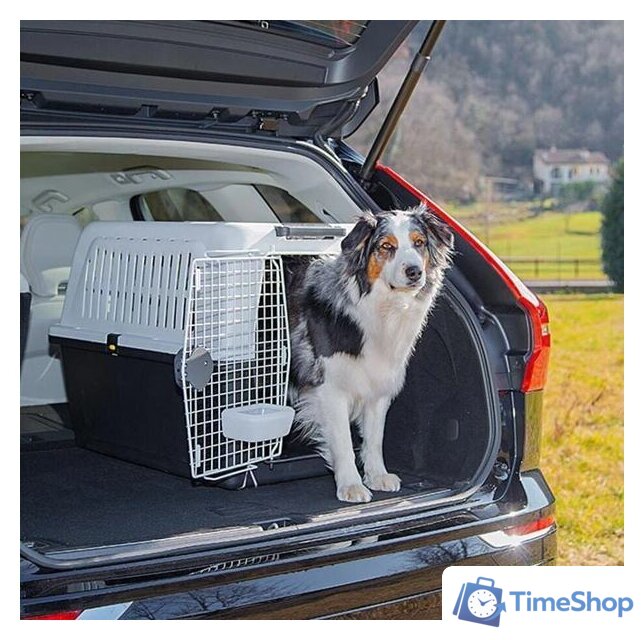 Переноска Ferplast Atlas Classic 50 73050021 (серый/черный) - Изображение №2 — Интернет-магазин Time-Shop