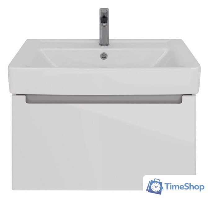  Lemark Тумба под умывальник Buno Mini 80 LM05BM80T (белый глянец) - Изображение №2 — Интернет-магазин Time-Shop