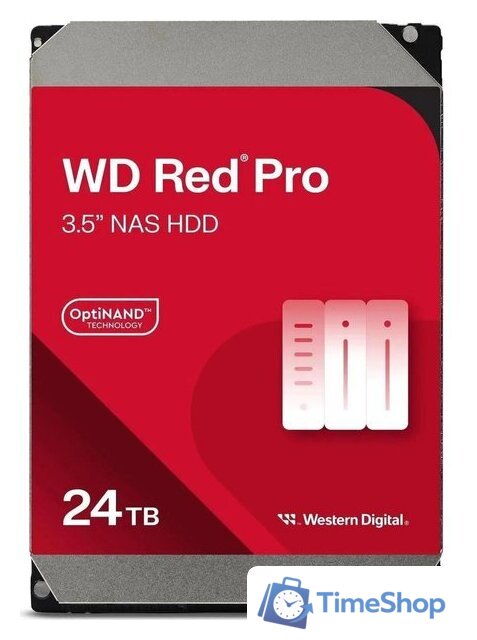 Жесткий диск WD Red Pro 24TB WD241KFGX - Изображение №1 — Интернет-магазин Time-Shop