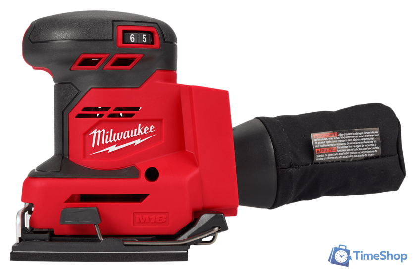 Виброшлифмашина Milwaukee M18 M18BQSS-0 4933479966 (без АКБ) - Изображение №1 — Интернет-магазин Time-Shop