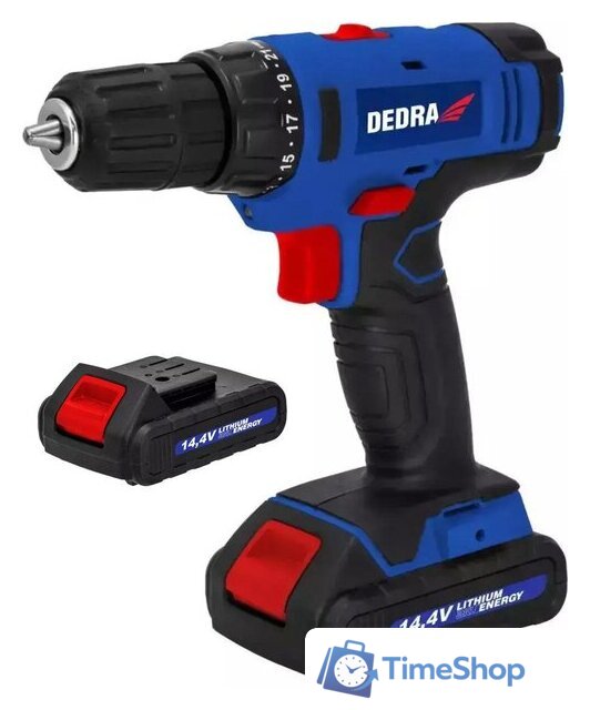 Дрель-шуруповерт Dedra DED7878B (с 2-мя АКБ 1.5 Ач, кейс) - Изображение №1 — Интернет-магазин Time-Shop