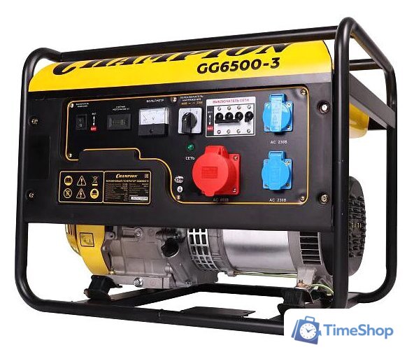 Бензиновый генератор Champion GG6500-3 - Изображение №1 — Интернет-магазин Time-Shop