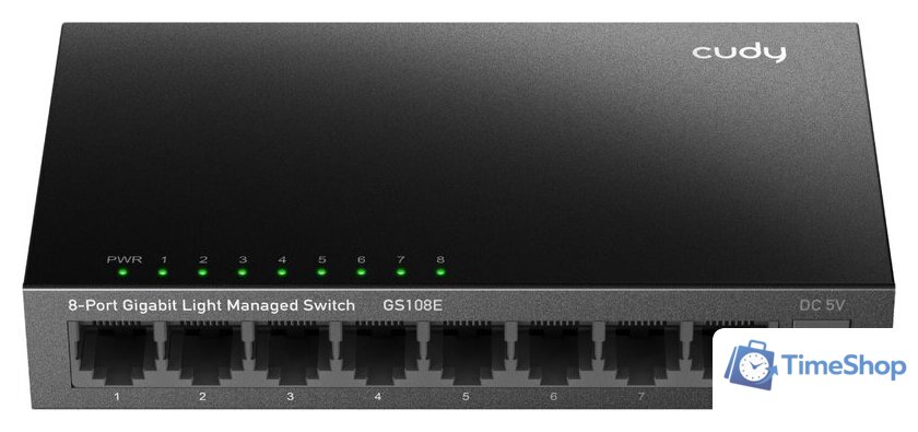 Настраиваемый коммутатор Cudy GS108E 1.0 - Изображение №1 — Интернет-магазин Time-Shop