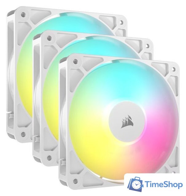 Комплект вентиляторов для корпуса Corsair RS120 PWM ARGB Triple Pack CO-9050185-WW - Изображение №1 — Интернет-магазин Time-Shop