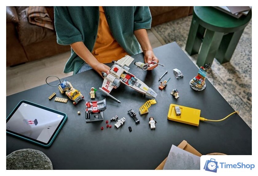 Конструктор LEGO Star Wars 75423 Smart Play Luke's Red Five X-Wing - Изображение №20 — Интернет-магазин Time-Shop