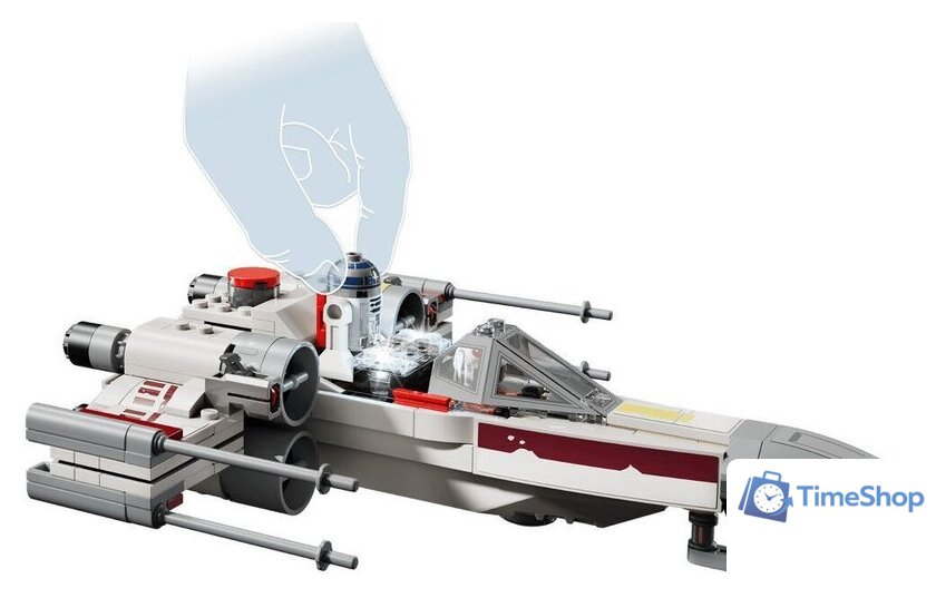 Конструктор LEGO Star Wars 75423 Smart Play Luke's Red Five X-Wing - Изображение №10 — Интернет-магазин Time-Shop