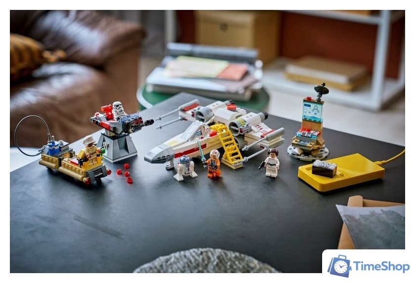 Конструктор LEGO Star Wars 75423 Smart Play Luke's Red Five X-Wing - Изображение №19 — Интернет-магазин Time-Shop