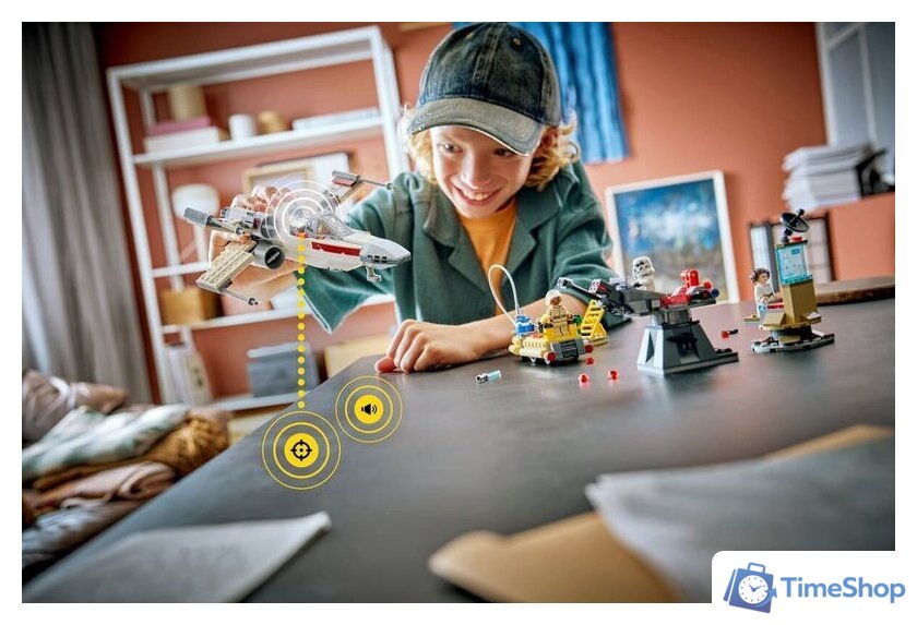 Конструктор LEGO Star Wars 75423 Smart Play Luke's Red Five X-Wing - Изображение №12 — Интернет-магазин Time-Shop