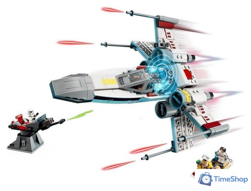 Конструктор LEGO Star Wars 75423 Smart Play Luke's Red Five X-Wing - Изображение №3 — Интернет-магазин Time-Shop