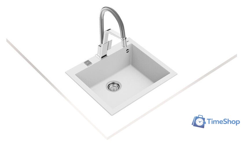 Кухонная мойка TEKA ForSquare 50.40 TG (арктический белый) - Изображение №2 — Интернет-магазин Time-Shop