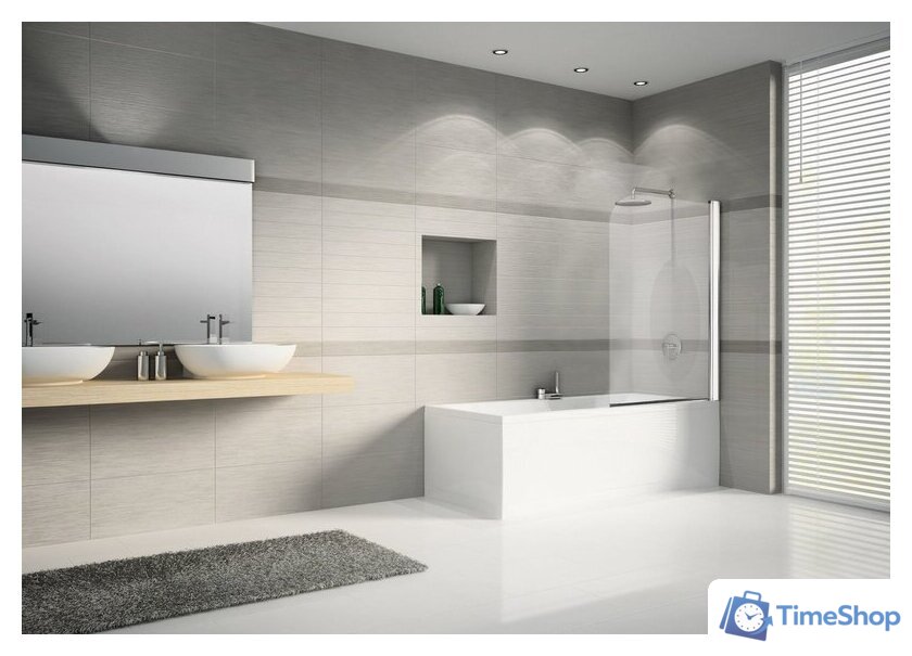 Стеклянная шторка для ванны River Baikal 85 ПР - Изображение №3 — Интернет-магазин Time-Shop