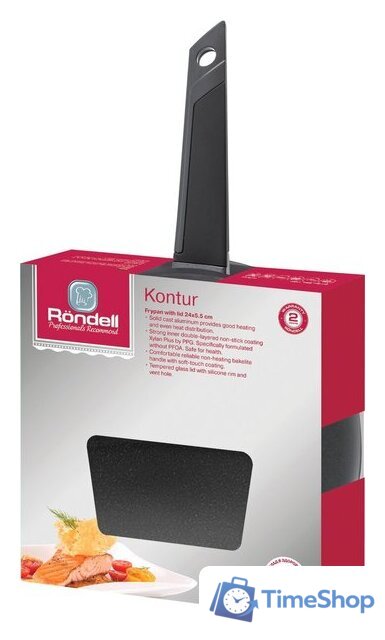Сковорода Rondell Kontur RDA-1487 - Изображение №7 — Интернет-магазин Time-Shop